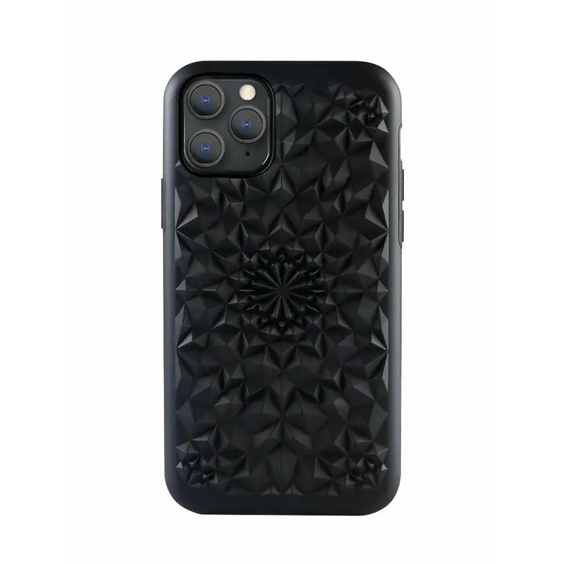 Matte Black Kaleidoscope iPhone Case-2