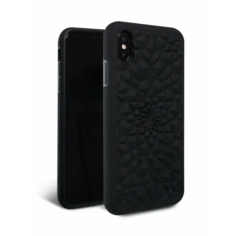 Matte Black Kaleidoscope iPhone Case-7