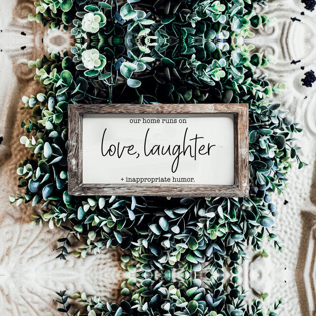 Love Laughter Sign-4