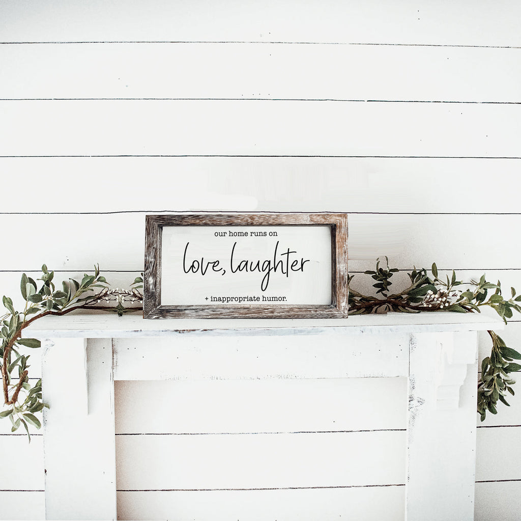 Love Laughter Sign-1
